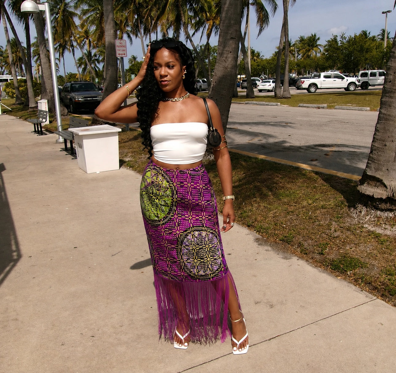 African Print Skirt